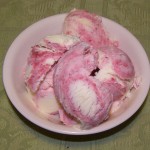 Lemon Strawberry Swirl Ice Cream