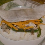 Leftover Turkey Fajitas