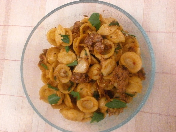 Orecchiette with Roasted Fennel and Sausage