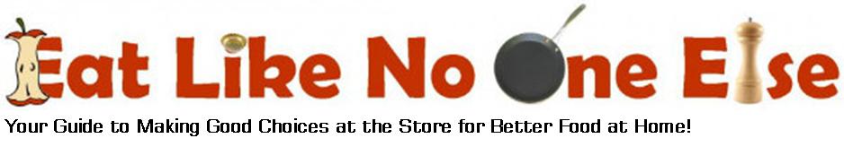 Click here to go home Eat Like No One Else logo