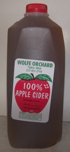 Wolfe Orchards Apple Cider