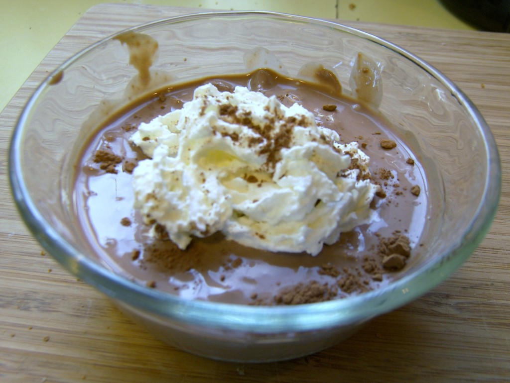 Alton Brown's original chocolate pudding