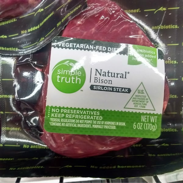 Bison Meat Michigan Kroger Simple Truth