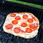 Grilled Pepperoni Pizza