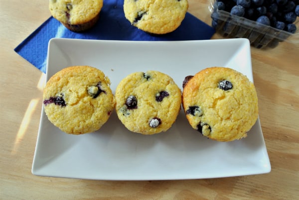 Giada Blueberry Corn Muffins