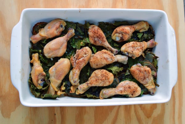 Chicken Drumsticks Kale Potatoes Dill