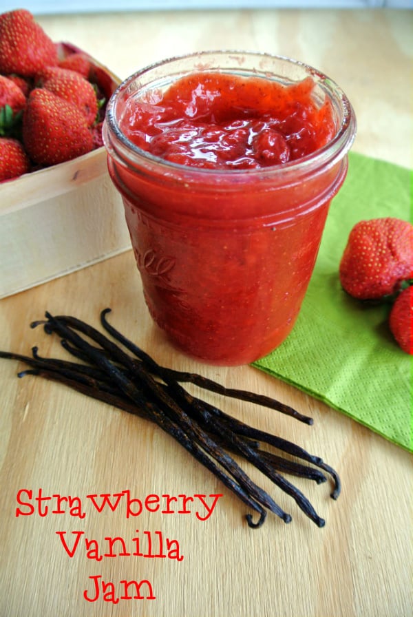Small Batch Strawberry Vanilla Jam