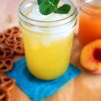 Homemade Peach Soda Pop