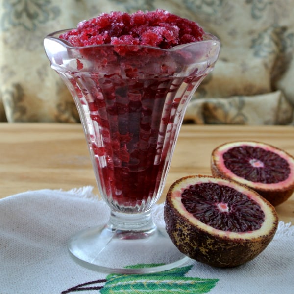 Blood Orange Granita