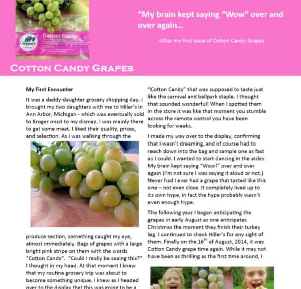 Cotton Candy Grape Preview Page