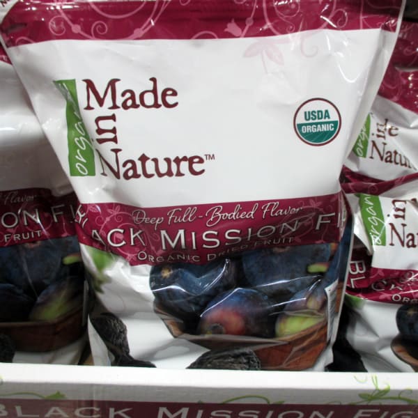 Made in Nature Dried Black Mission Figs bags