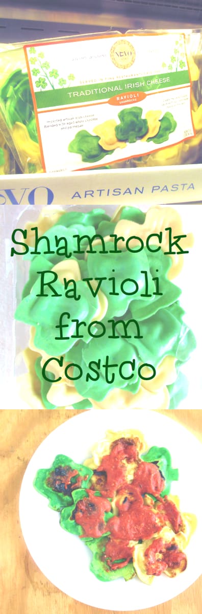 Shamrock Ravioli from Costco