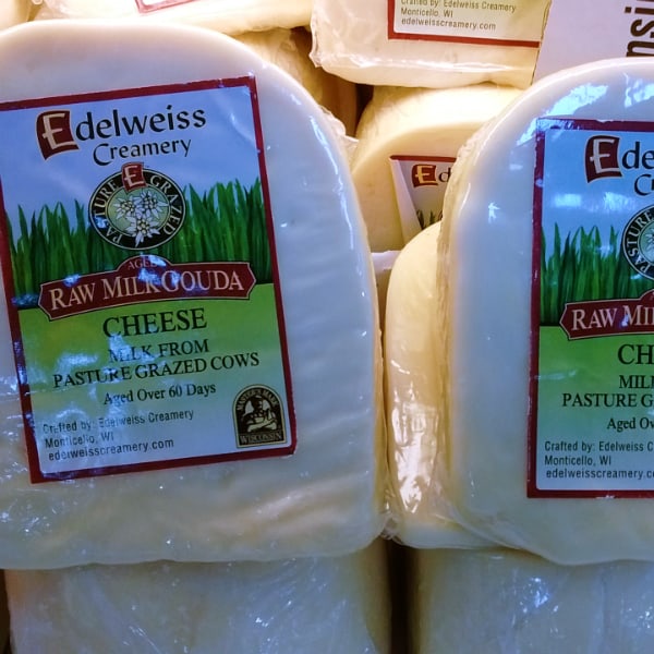 Edelweiss Creamery Raw Milk Gouda from Wisconsin