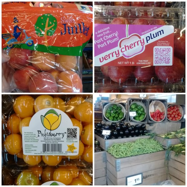A collage of some of the produce selection on the day of my visit.