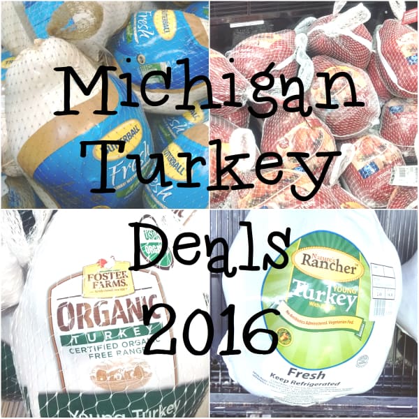 Michigan turkey sales deals 2016 fresh frozen