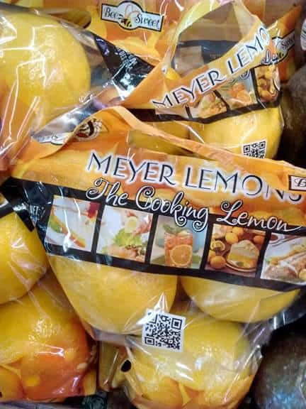 bags of Meyer lemons that would make for a better pie