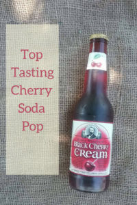 Top Tasting Glass Bottled Cherry Soda Pop Soft Drink
