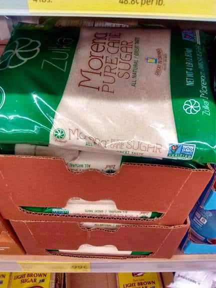 $1.95 is the price of Zulka Morena Pure Cane Granulated Sugar at ALDI
