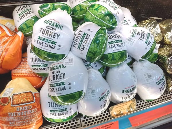 Organic Young Turkeys at Trader Joe's