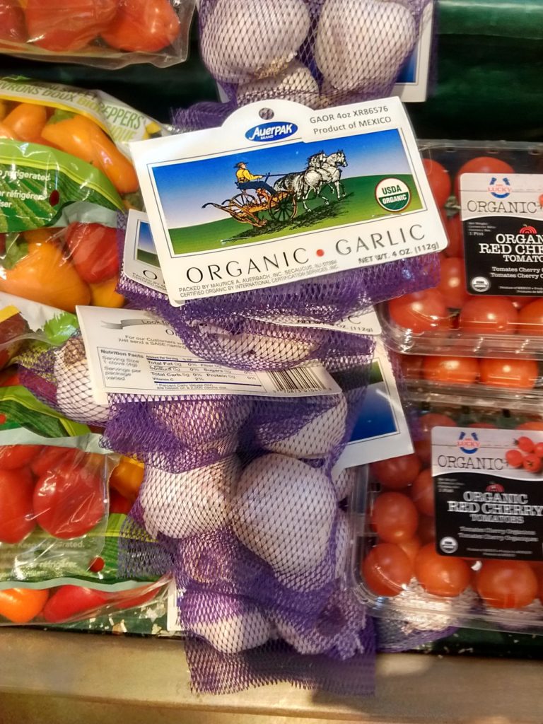 USDA Organic Garlic from Mexico