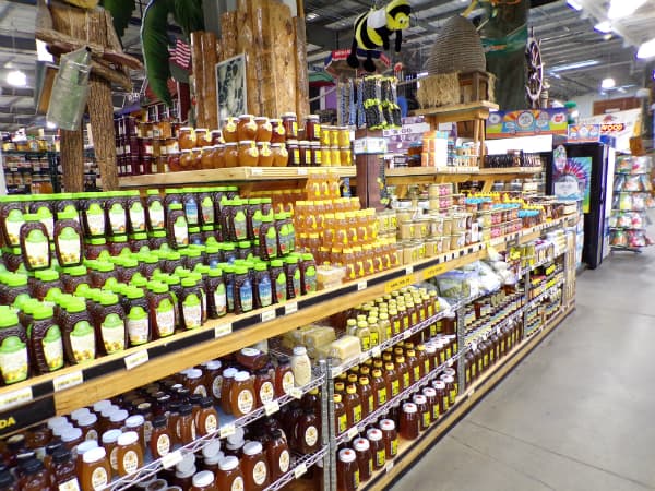 Jungle Jim's honey department