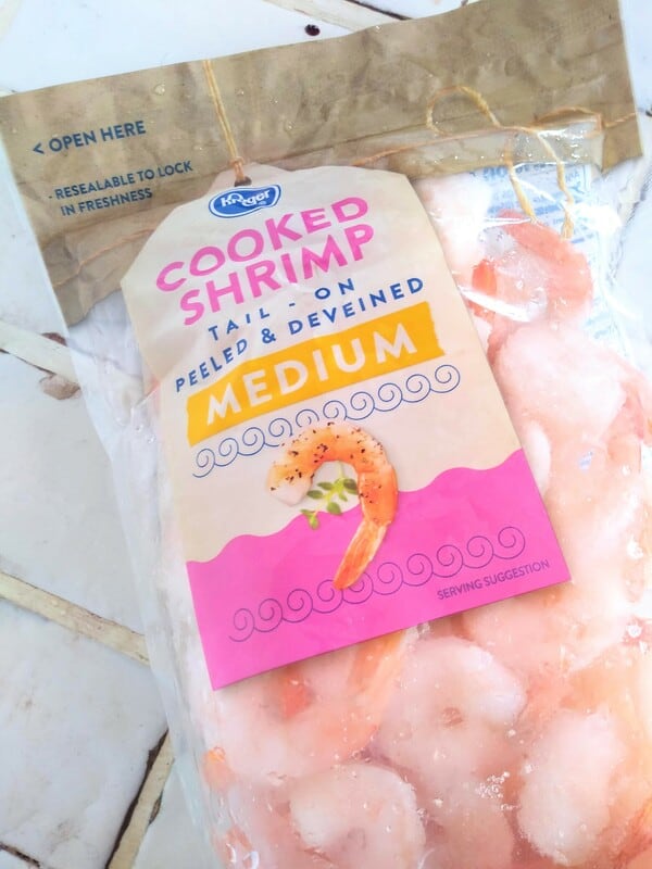 Kroger Cooked Shrimp Tail-On Peeled & Deveined