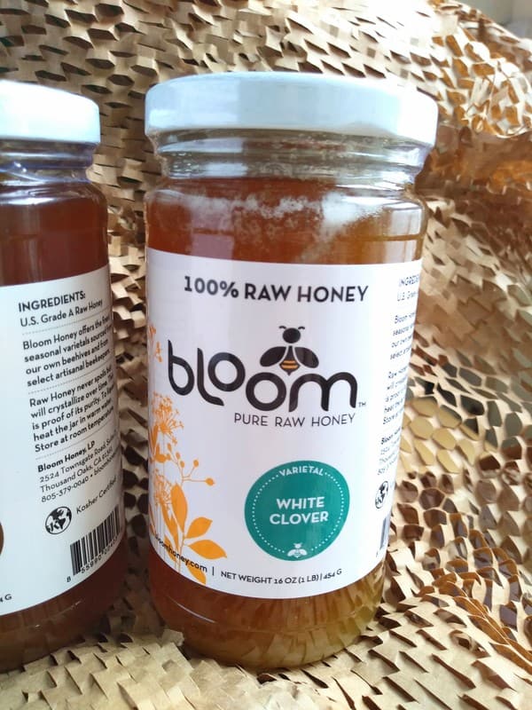 Jars of Bloom 100% Raw Clover Honey