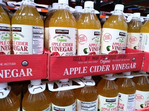 Kirkland Raw and Unfiltered Organic Apple Cider Vinegar