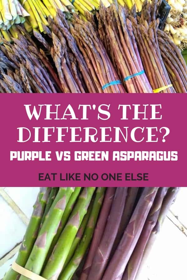 What is the Difference Between Purple and Green Asparagus