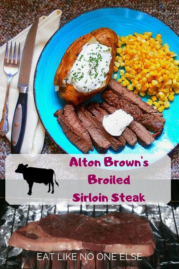 Alton Brown's Broiled Sirloin Steak
