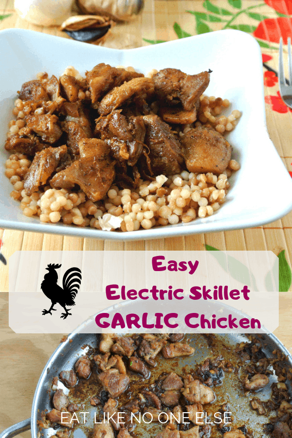 Easy Electric Skillet Garlic Chicken