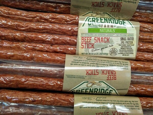 Greenrdige Farm Naturals Beef Snack Sticks