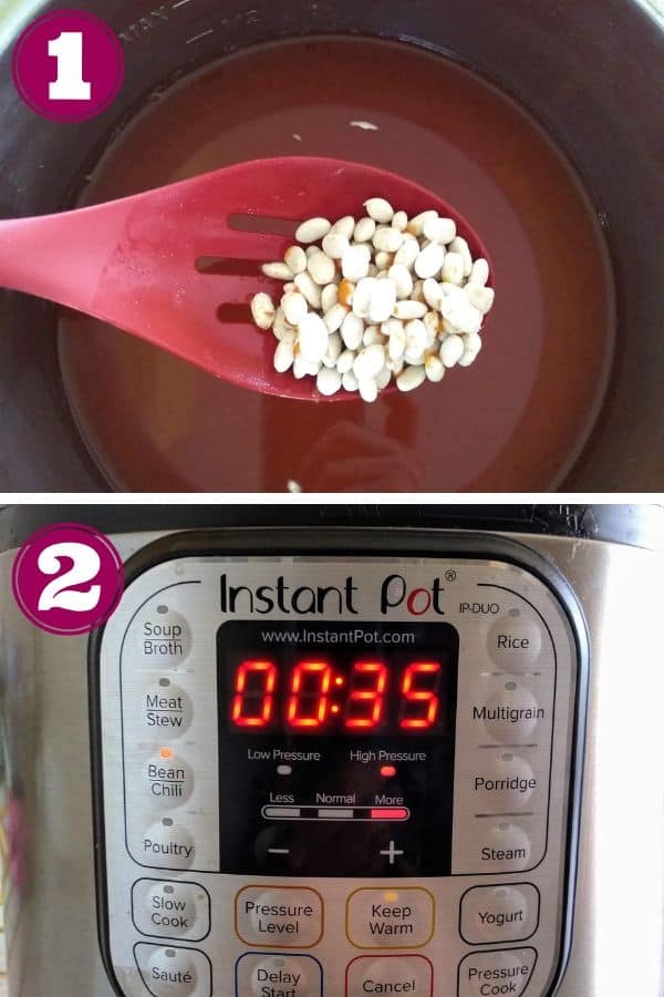 Cook for 35 minutes in the Instant Pot