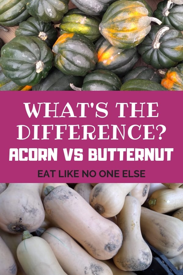 What's the Difference Acorn vs. Butternut Squash