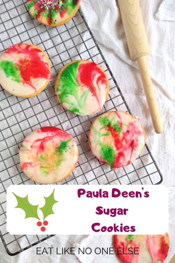 Paula Deen`s Christmas Cookies And Other Treats / Cream Cheese Spritz Cookies For Christmas ...