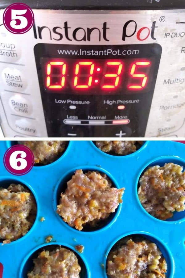 Instant Pot set to 35 minutes at high pressure