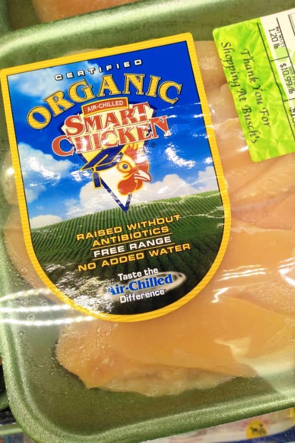 Organic Air Chilled Smart Chicken in packaging