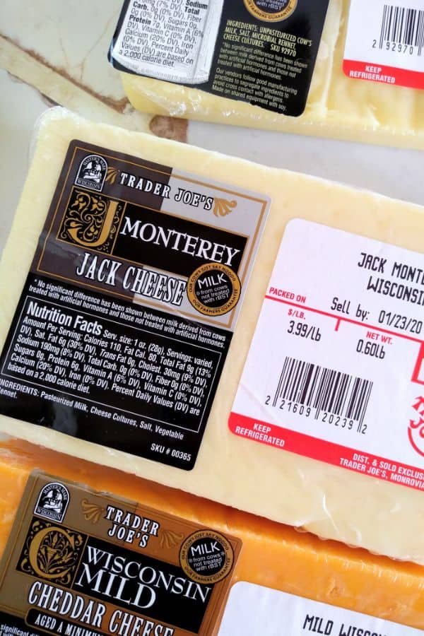 Trader Joe's Monterey Jack Cheese