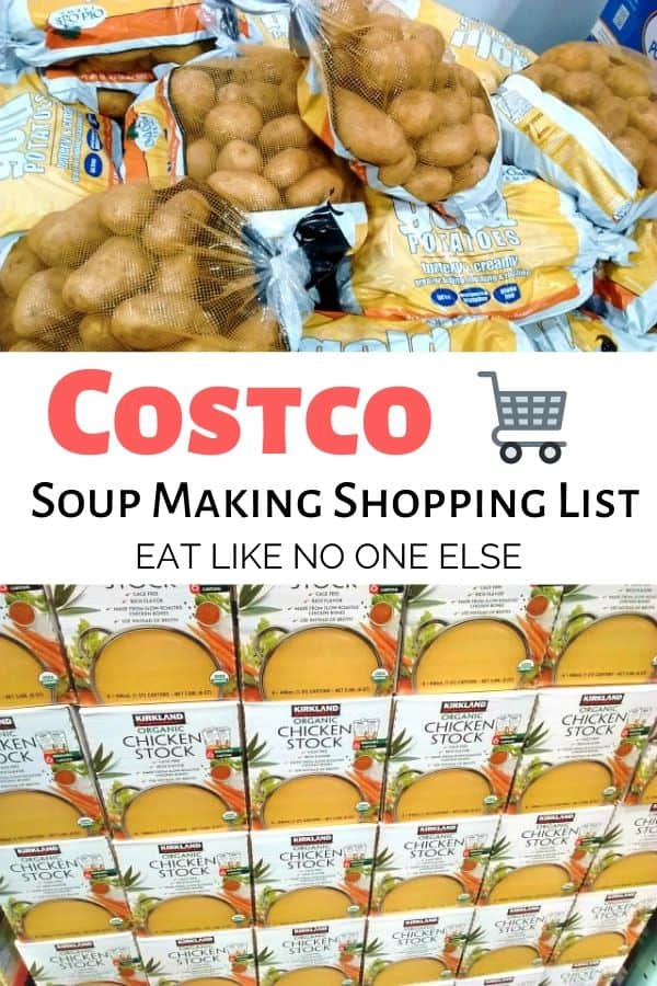 Costco Soup Making Shopping List