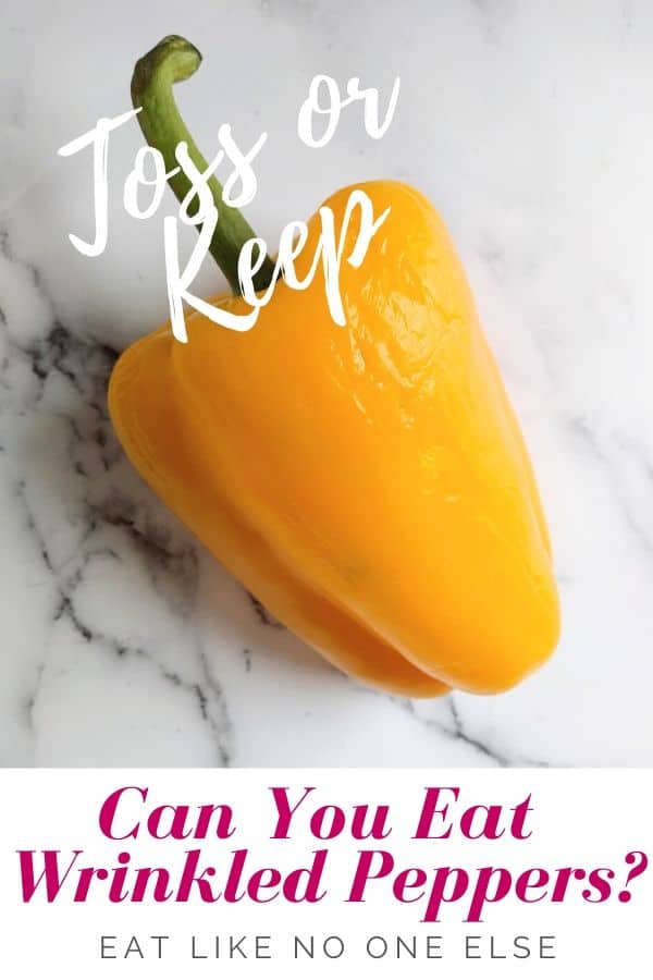 Can You Eat Wrinkled Peppers with picture of a yellow bell pepper
