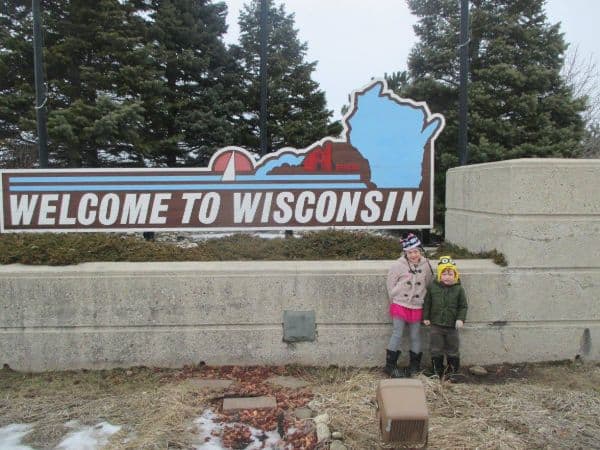 Welcome to Wisconsin sign