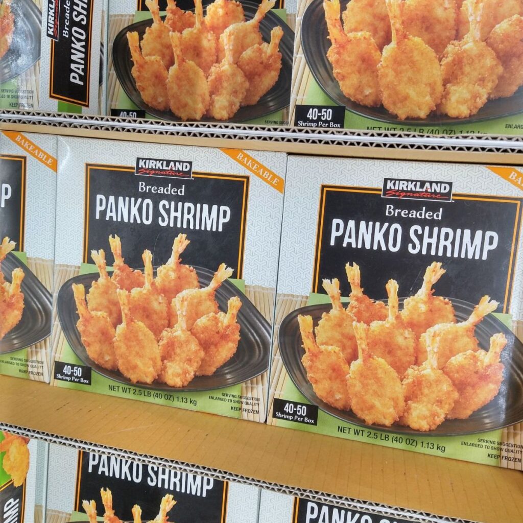 Kirkland Bread Panko Shrimp in Store