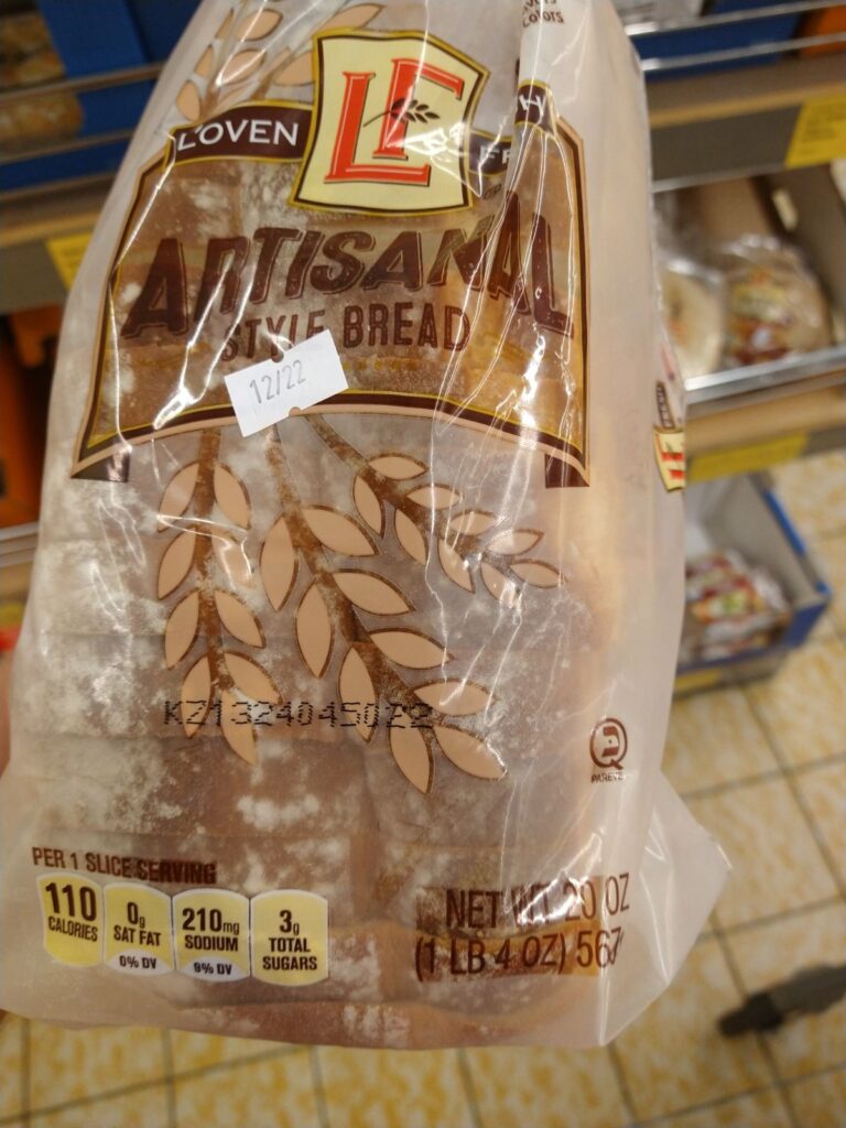 ALDI Artisan Bread for Egg Nog French Toast Eat Like No One Else