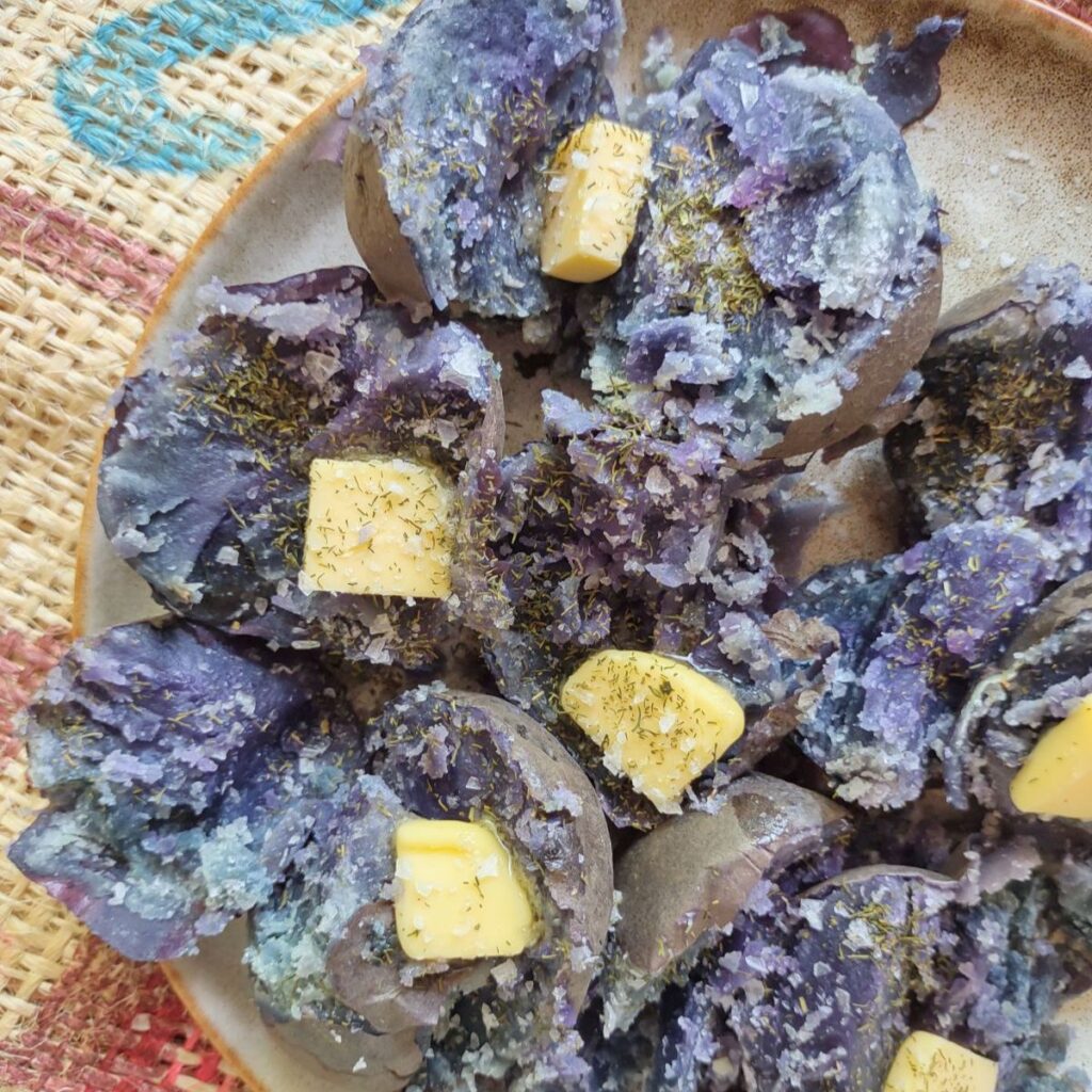 Perfectly Boiled Purple Potatoes - Eat Like No One Else